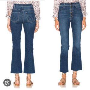 Mother Hustler Snap Down Ankle Fray